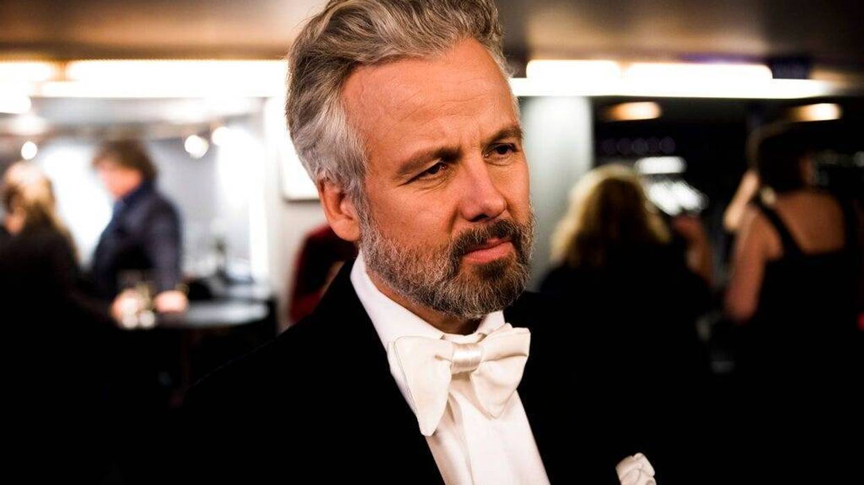Ari Behn is interviewed during the Celebrity Gala 2016 and Wenche Foss' honorary award at Chat Noir in Oslo. Scandinavian author Ari Behn