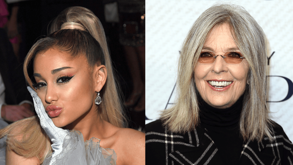 Ariana Grande and Diane Keaton