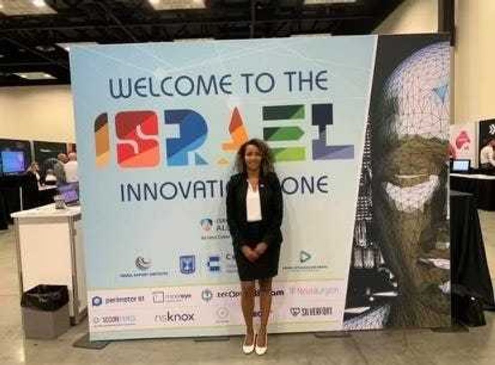 Ariella Rada at an event promoting Israeli innovation.