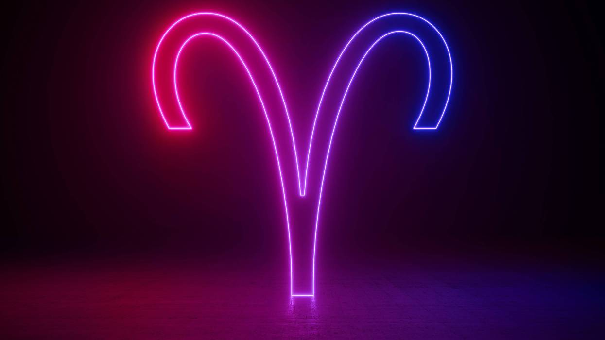 Aries astrology symbol
