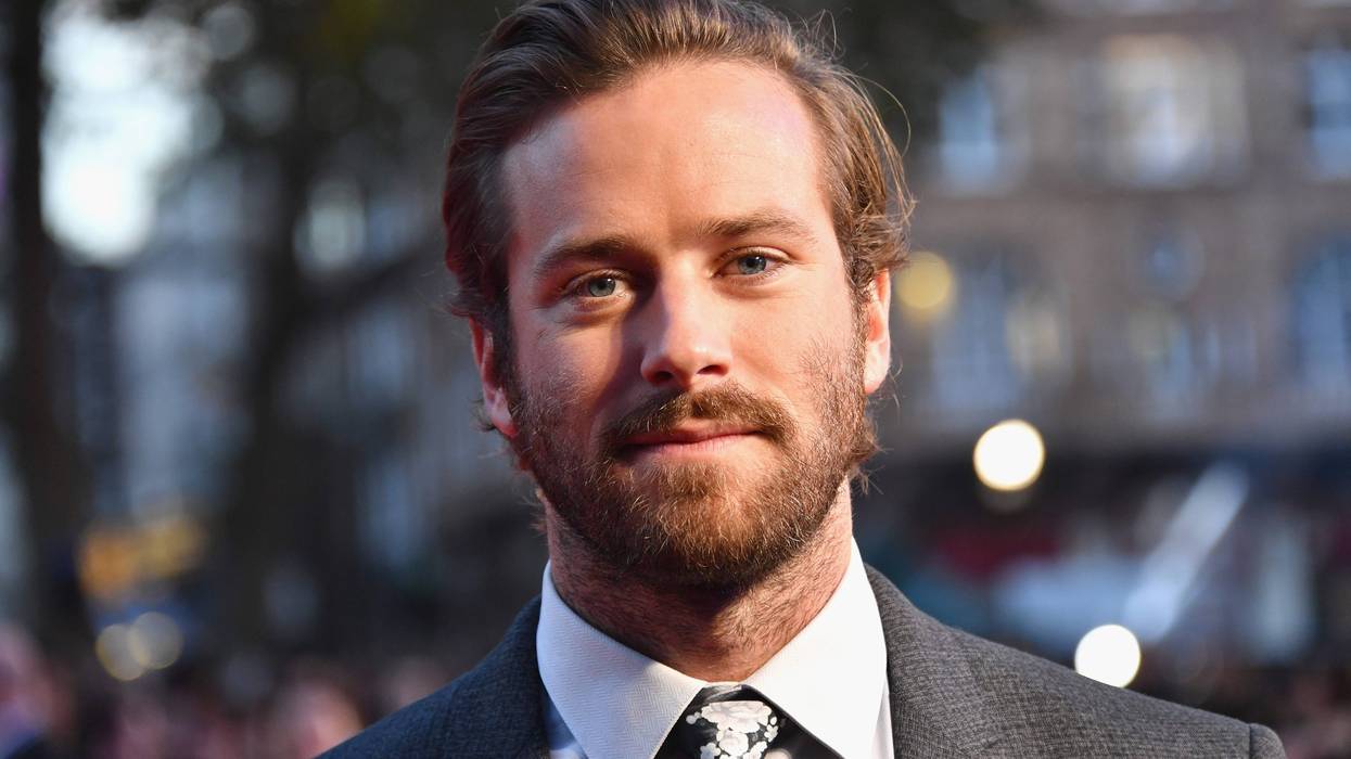 armie hammer in suit