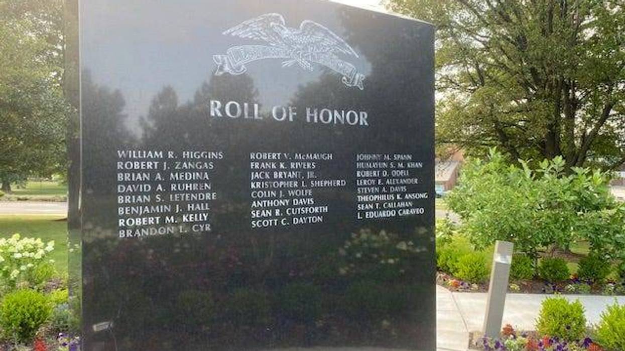 Army Maj. Eduardo Caraveo's name was added to Prince William County's Roll of Honor