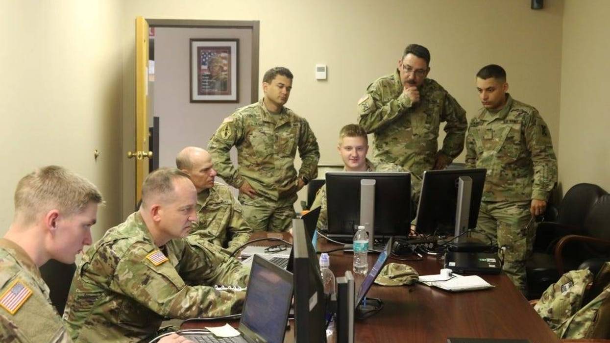 Army training is increasingly online