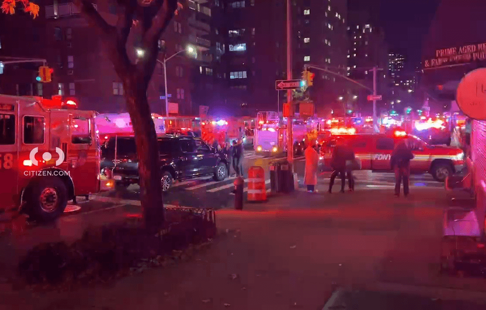 Around 140 firefighters and EMS personnel responded to the fire on East 82nd Street on Monday night