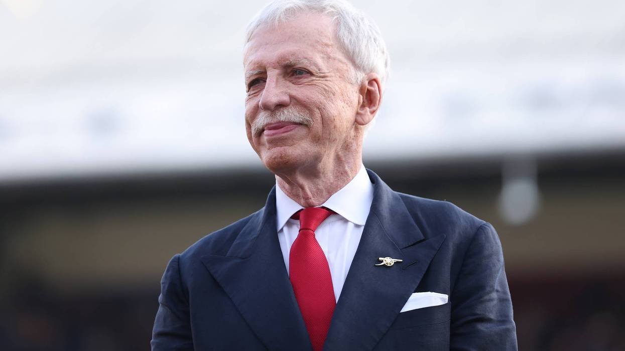 Arsenal co-chairman Stan Kroenke looks on during the Premier League match between Crystal Palace and Arsenal at Selhurst Park on May 24, 2026 in London, England.