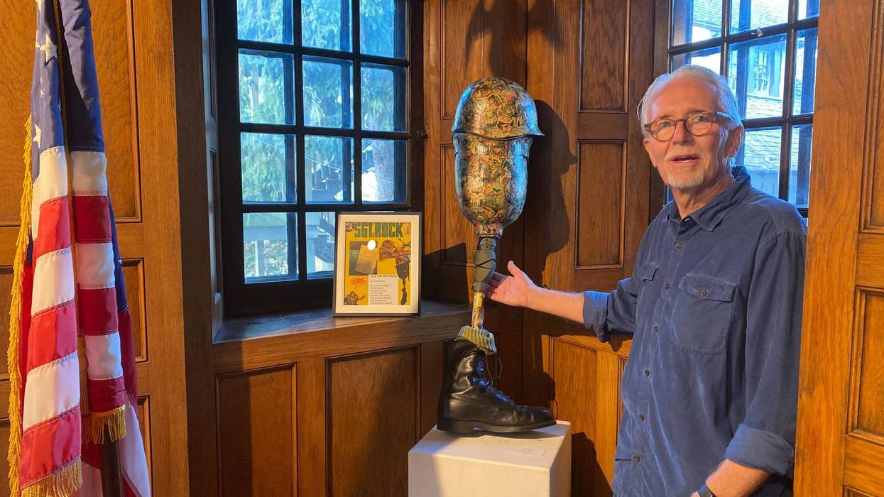 Art Smith, visual arts instructor at the Perkins Center for the Arts