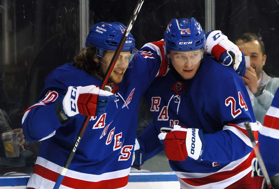 Artemi Panarin and Kaapo Kakko