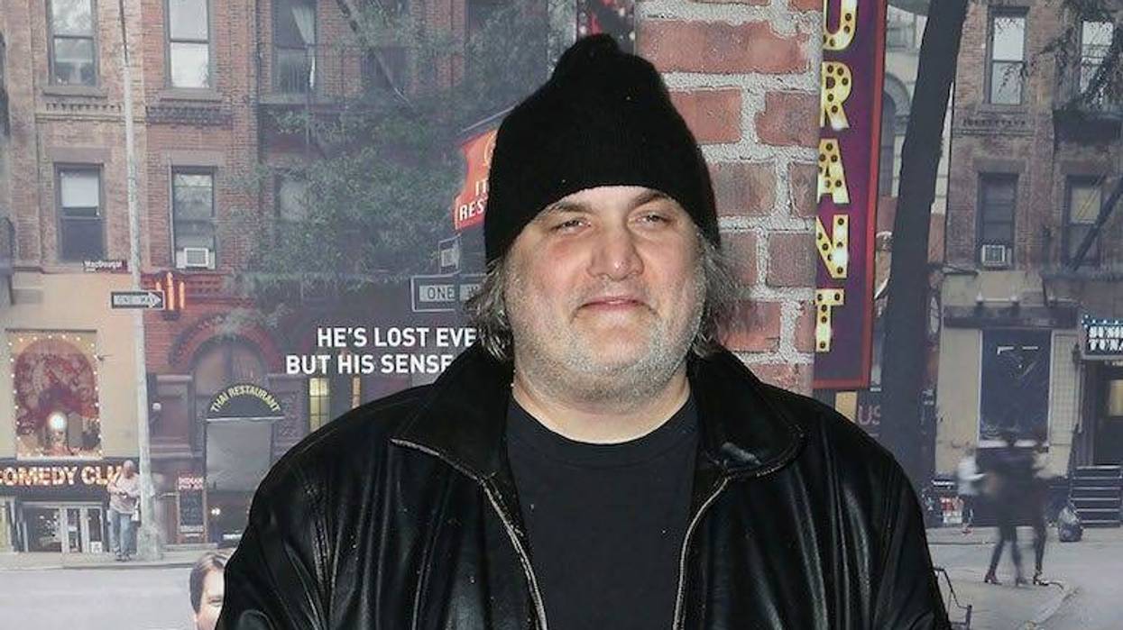 Artie Lange, Red Carpet, Crashing, Premiere, Beanie, Leather Jacket, 2017