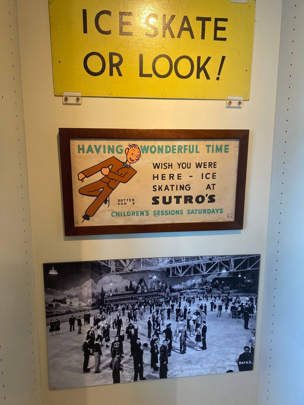 Artifacts at the new Museum at the Cliff in Ocean Beach.