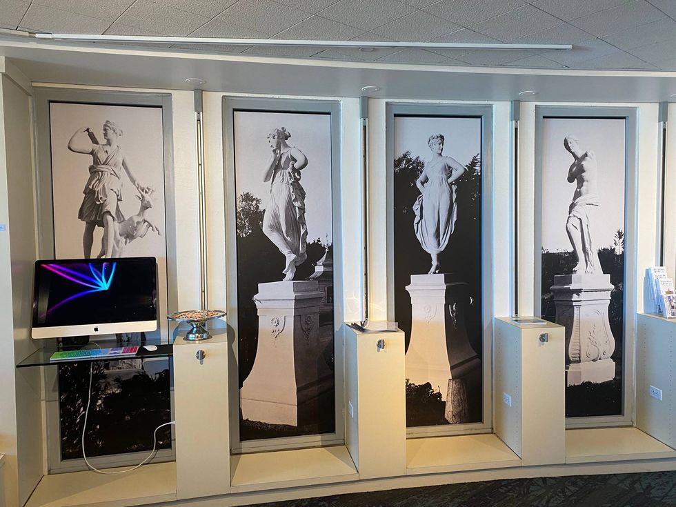 Artifacts at the new Museum at the Cliff in Ocean Beach.