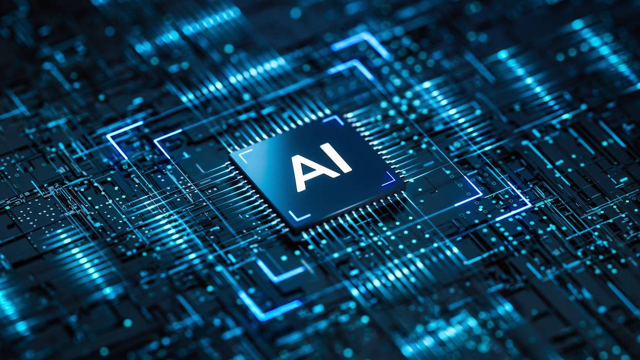 Artificial Intelligence AI Processor on Circuit Board