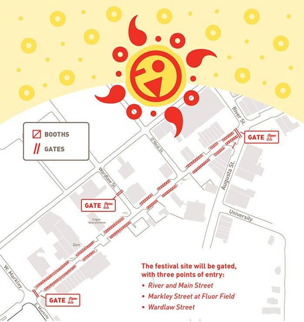 Artisphere 2021 Map