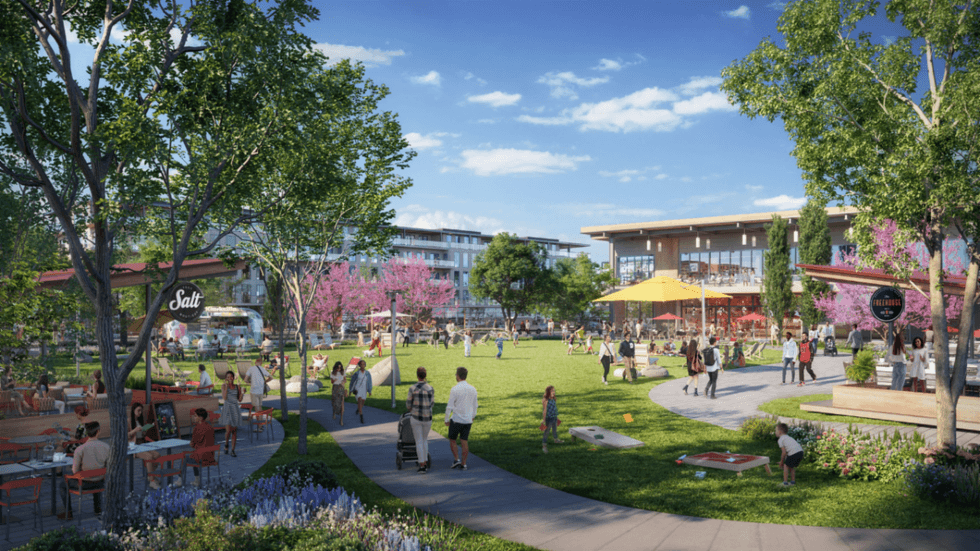 Artist rendering of plans for Lakeside Mall property