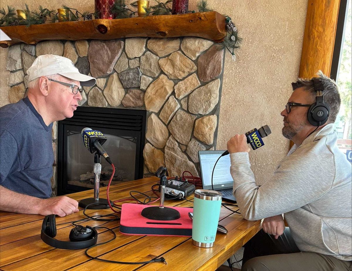 As part of the Governor's Fishing Opener, Walz is also helping stock walleye on Big Trout Lake and will be fishing with kids while in the Crosslake region this weekend.