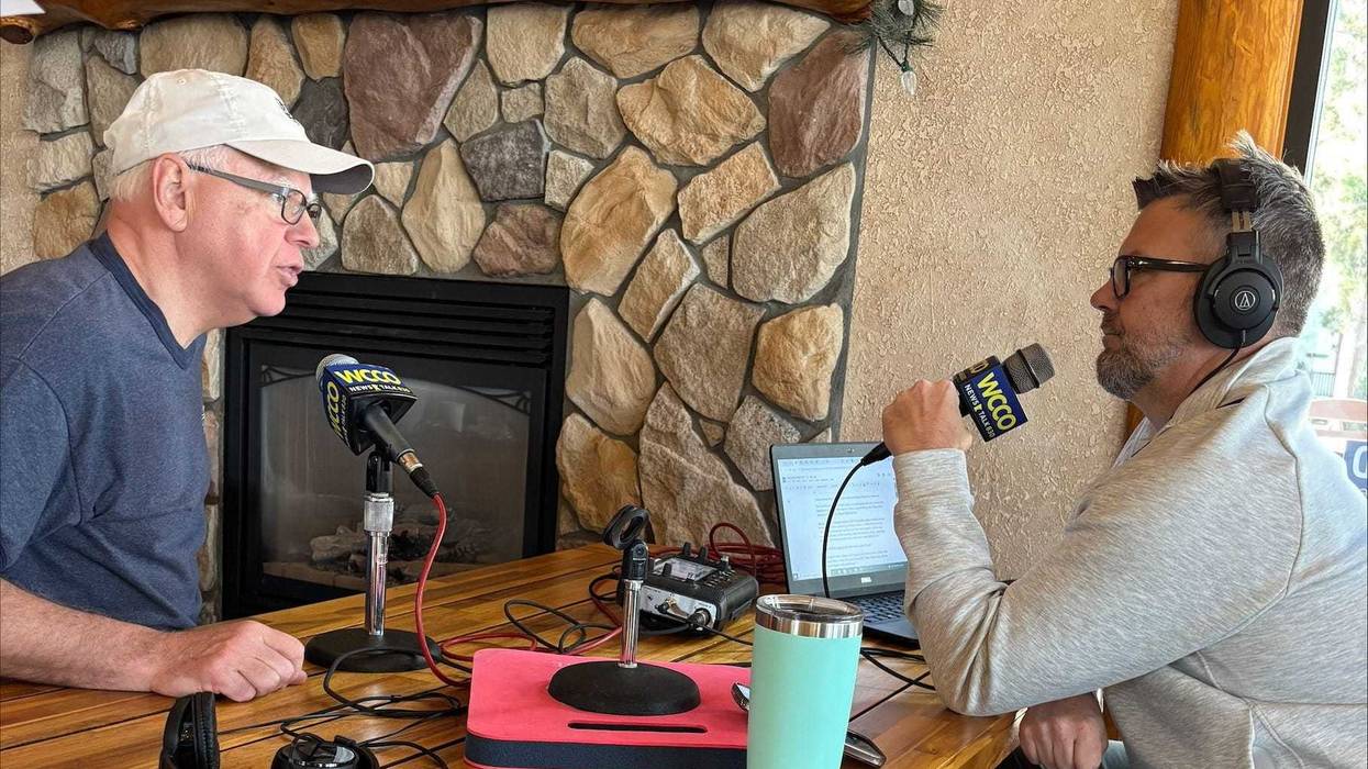 As part of the Governor's Fishing Opener, Walz is also helping stock walleye on Big Trout Lake and will be fishing with kids while in the Crosslake region this weekend.