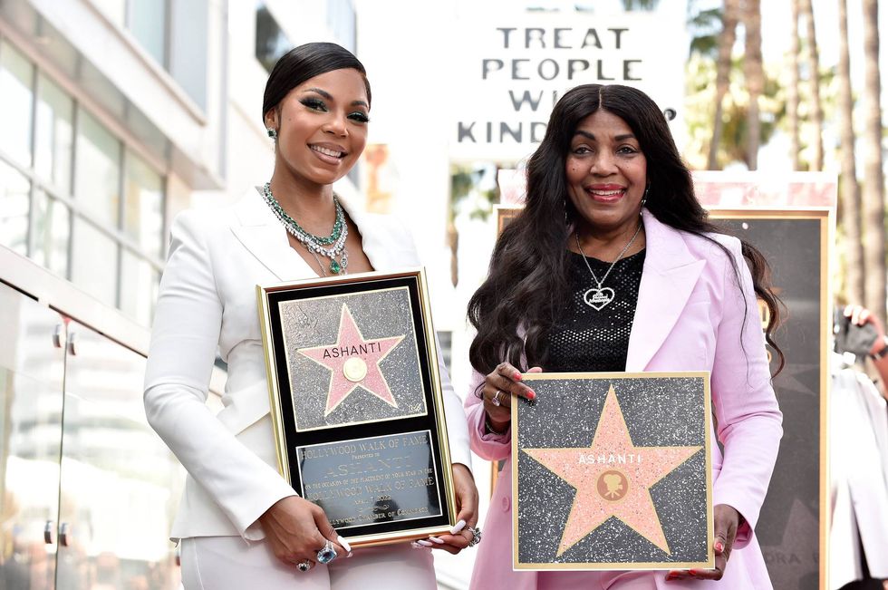 Ashanti and Tina Douglas