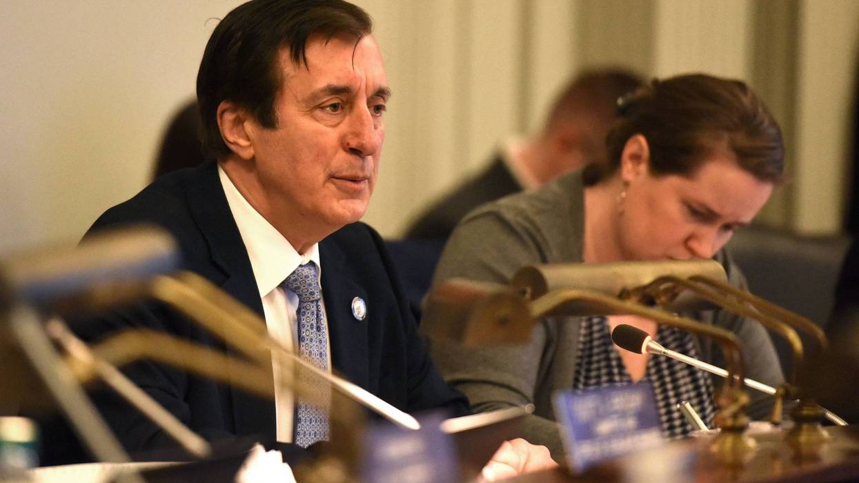Assemblyman John Burzichelli, March 18, 2019, at the New Jersey State House in Trenton.