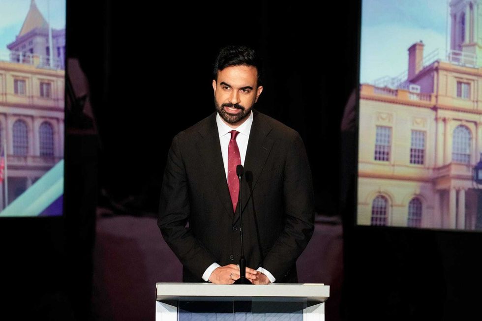 Assemblyman Zohran Mamdani speaks during the final primary New York City mayoral debate, at the John Jay College of Criminal Justice in the Gerald W. Lynch Theater, in New York City, Thursday, June 12, 2025