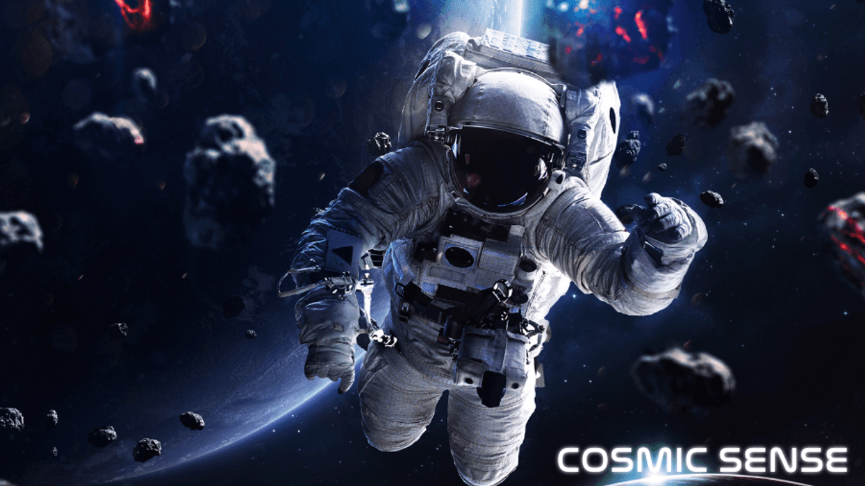 Astronaut in outerspace