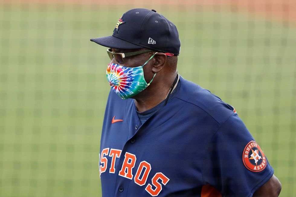 Astros manager Dusty Baker