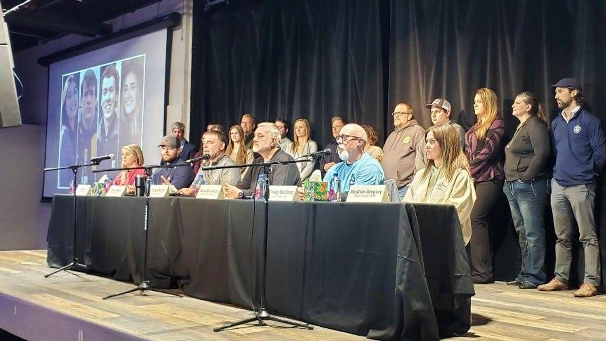 At a Nov. 18 news conference, the parents of four students killed in a mass shooting at Oxford High School renew their call for a state investigation.