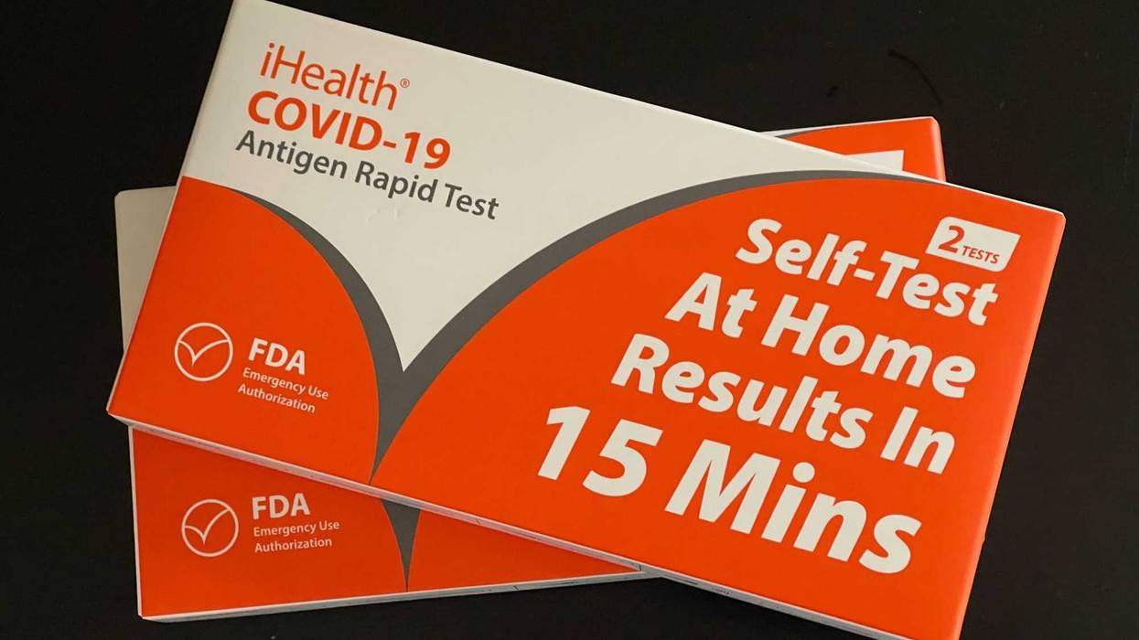 At-home COVID-19 tests.
