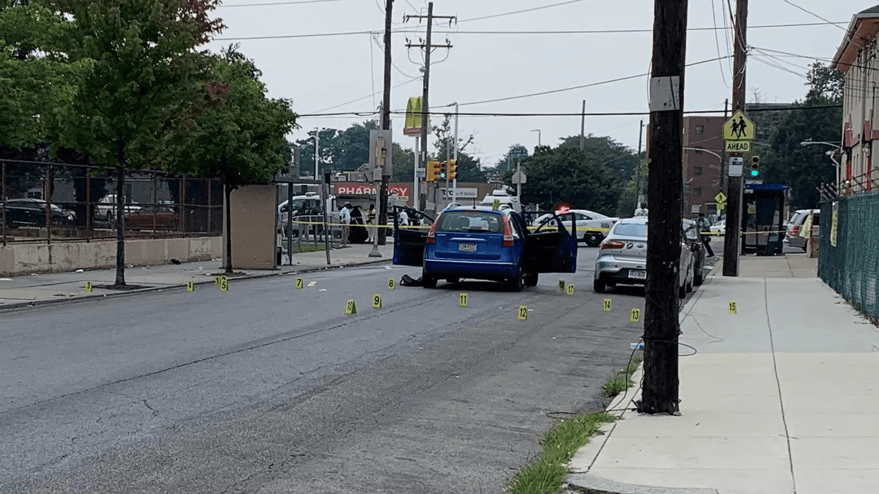 At least 17 pieces of evidence mark the scene of the July 21, 2021, triple shooting that killed two teenagers.