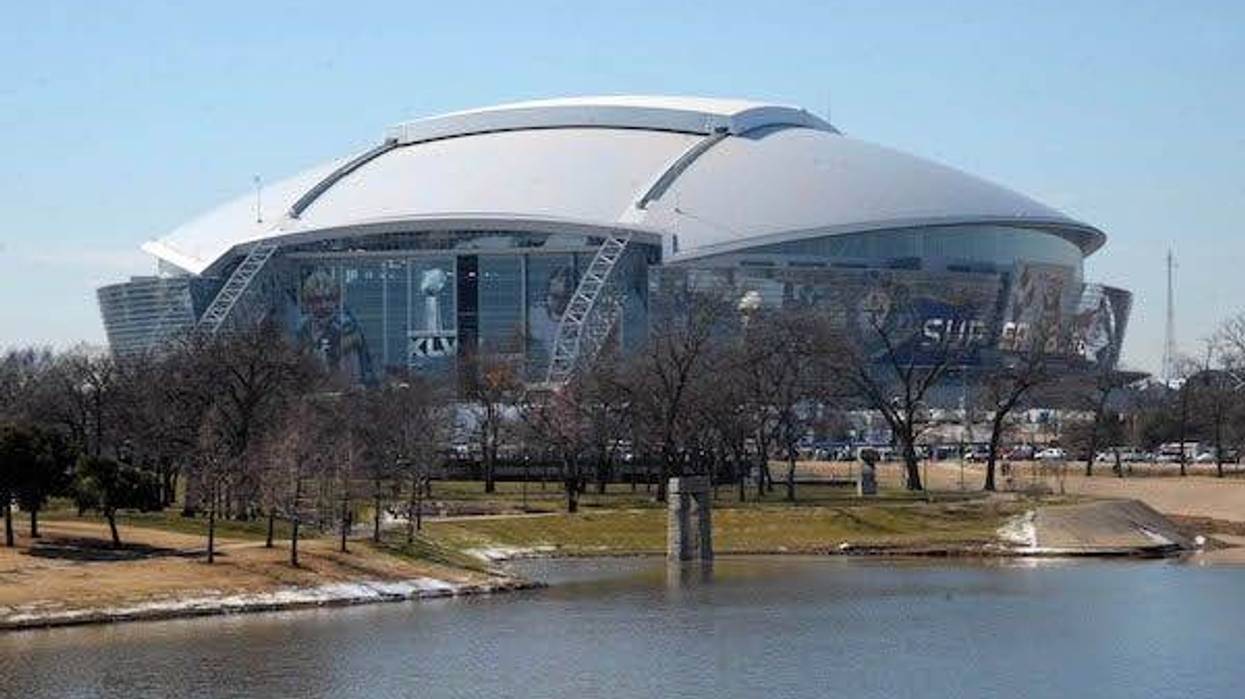 AT&T Stadium before Super Bowl XLV between the Green Bay Packers and the Pittsburgh Steelers, 2011