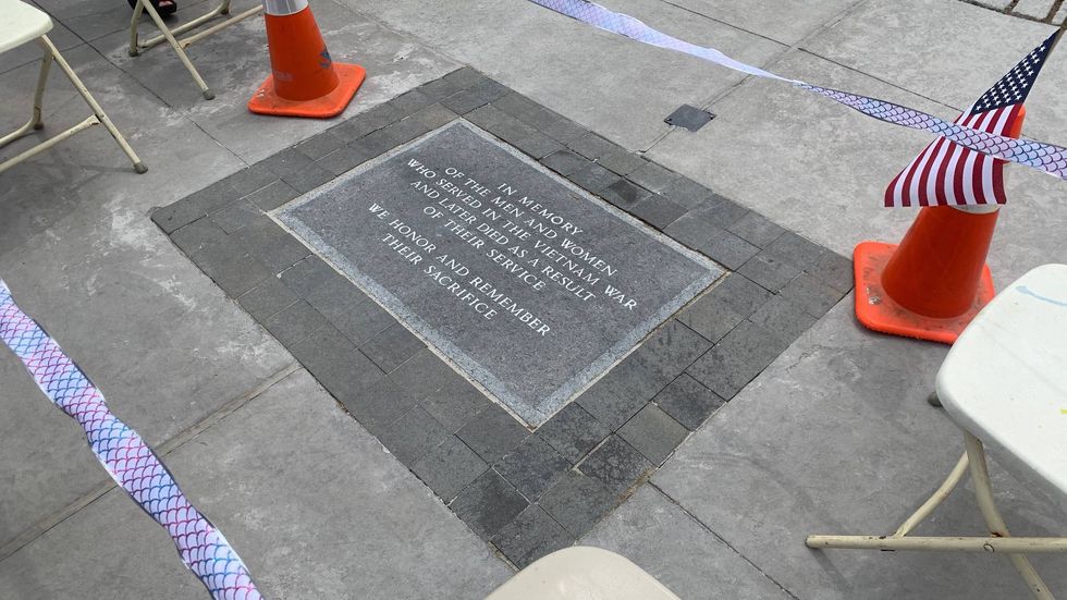 At the Philadelphia Vietnam Veterans Memorial, a new plaque was unveiled in honor of veterans who died after returning home.