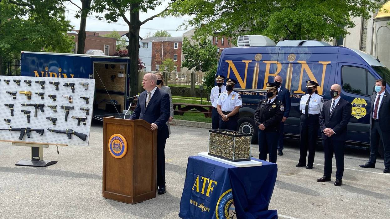 ATF and Philadelphia Police unveiling a new mobile gun analysis unit to assist with firearm-related crimes.