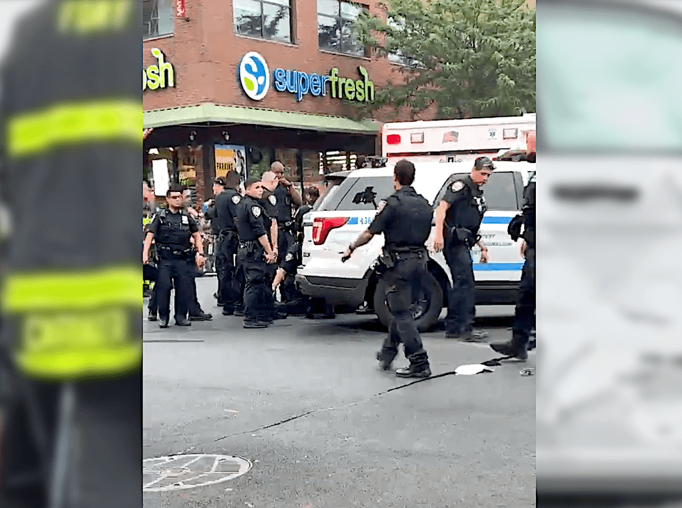 aThere was a heavy police response at East 149th Street and Brook Avenue after the crash around 6:20 p.m