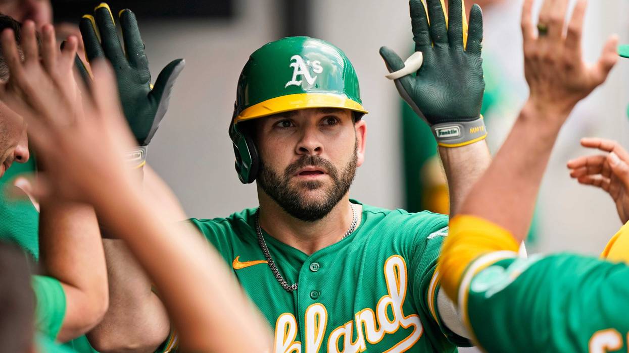 Athletics Indians Baseball