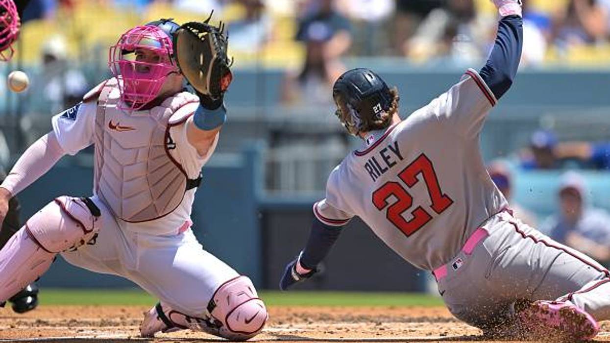 Atlanta Braves against the Los Angeles Dodgers
