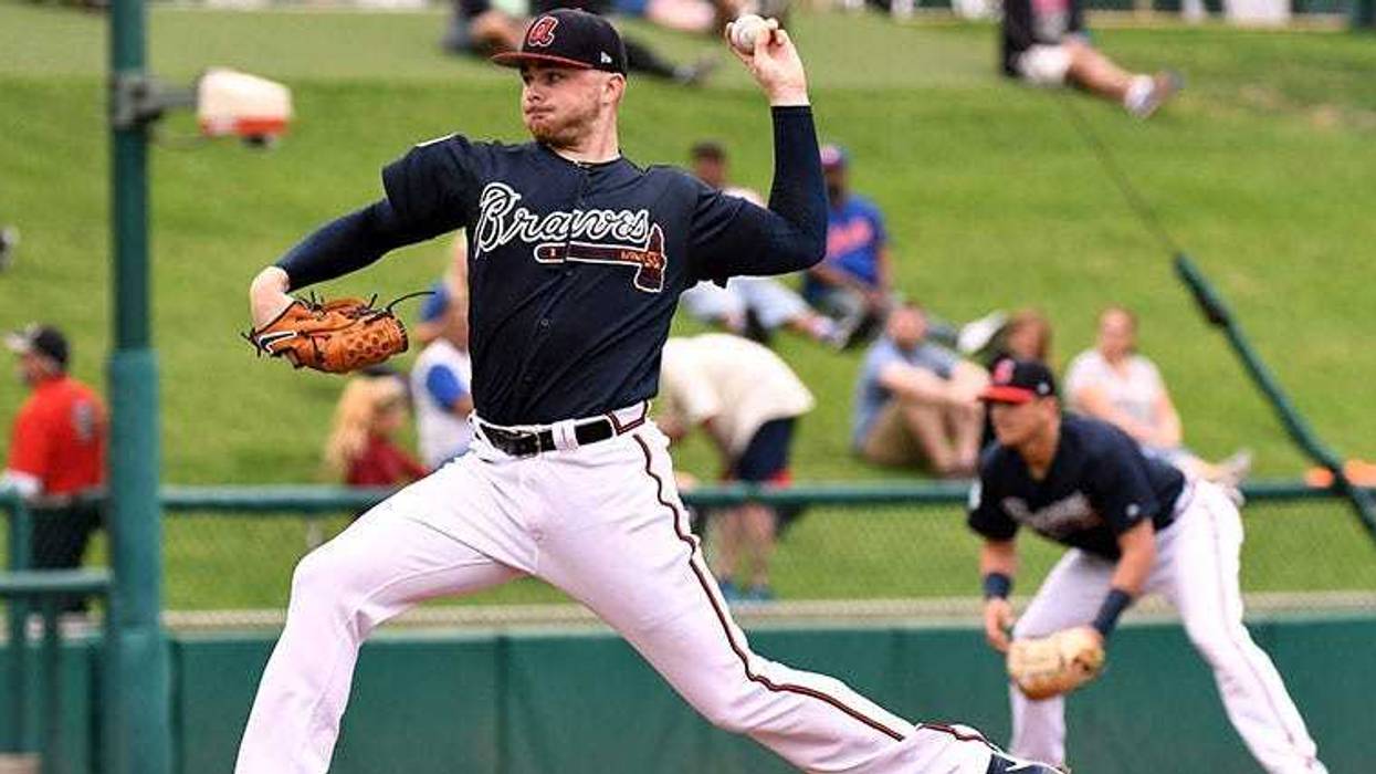 Atlanta Braves pitcher Sean Newcomb