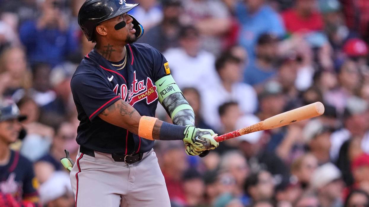 Acuña hits grand slam and Sale beats former team again as Braves trounce Red Sox 10-2
