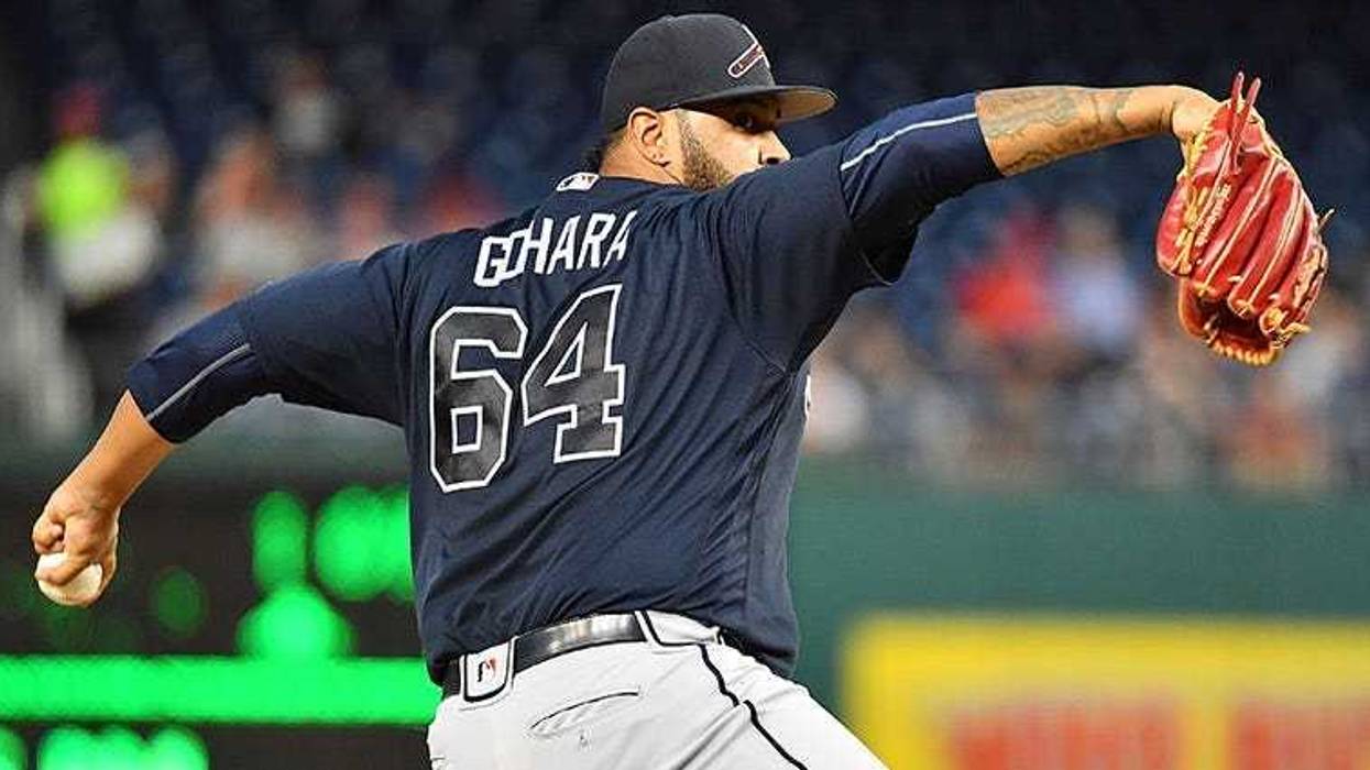 Atlanta Braves starting pitcher Luiz Gohara