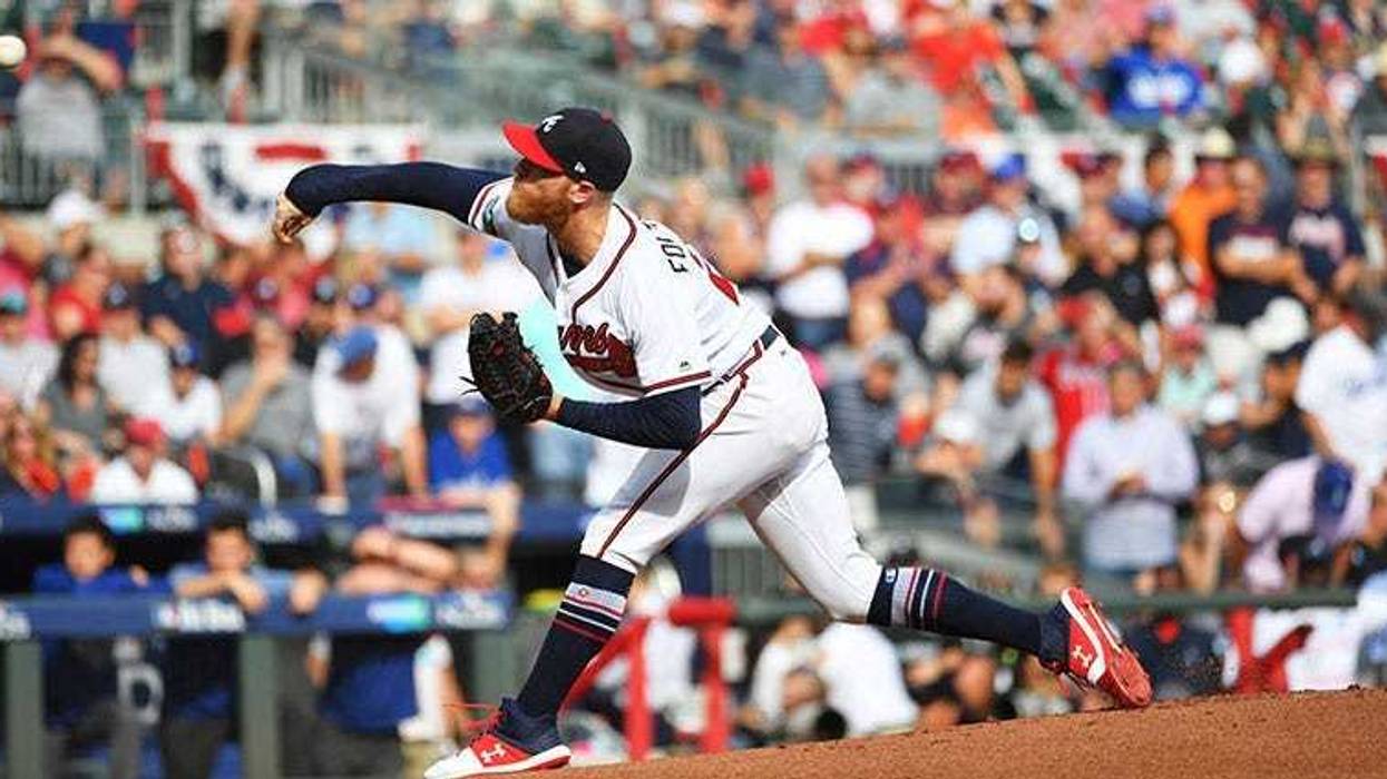 Atlanta Braves starting pitcher Mike Foltynewicz