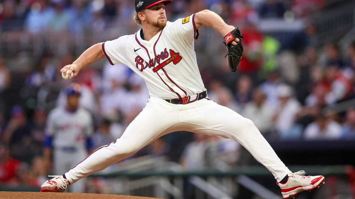 Atlanta Braves starting pitcher Spencer Schwellenbach