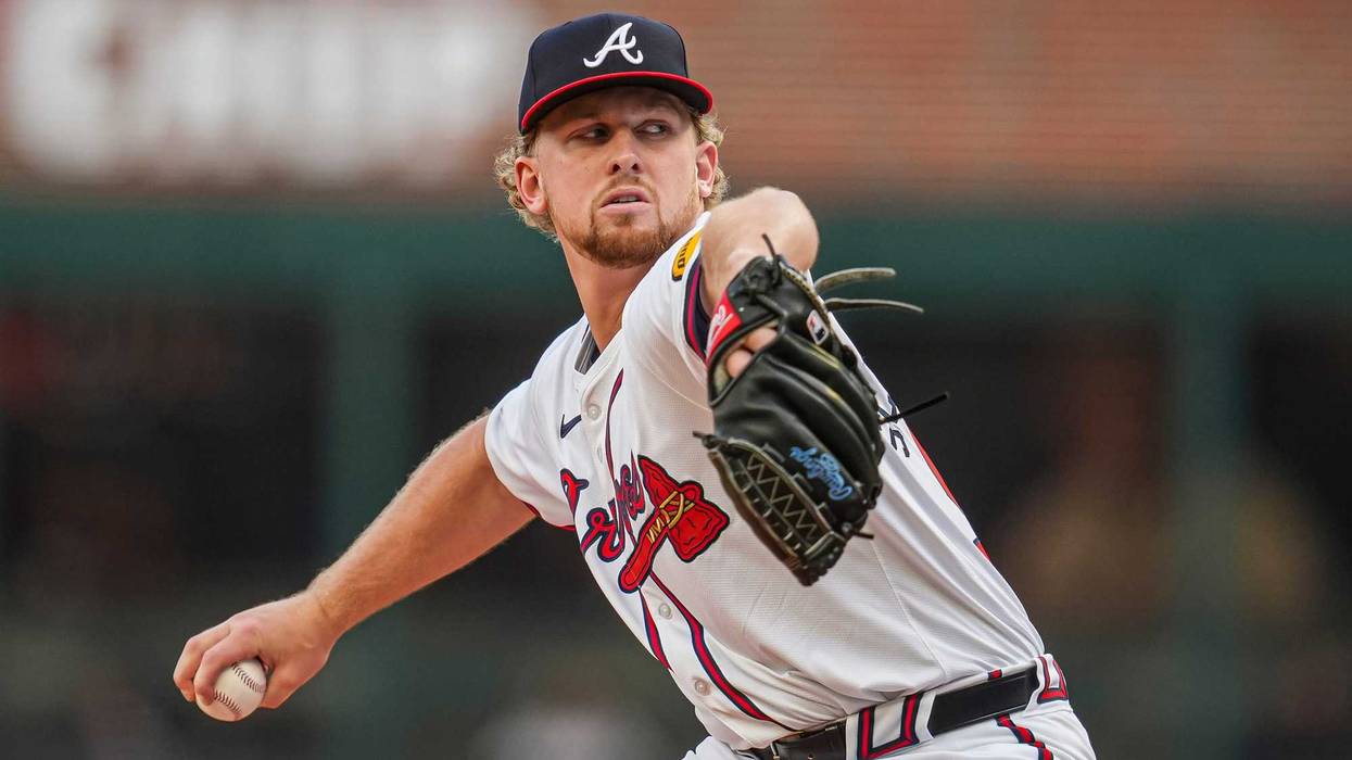 Atlanta Braves starting pitcher Spencer Schwellenbach