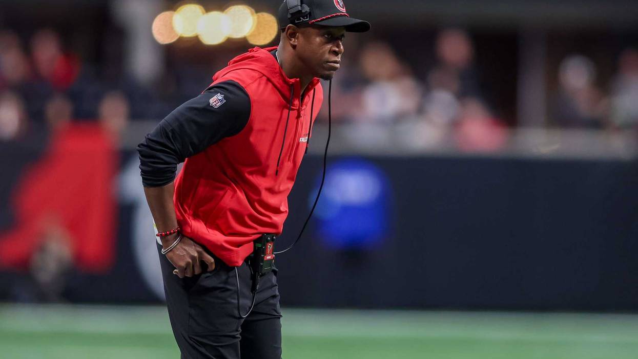 Atlanta Falcons head coach Raheem Morris