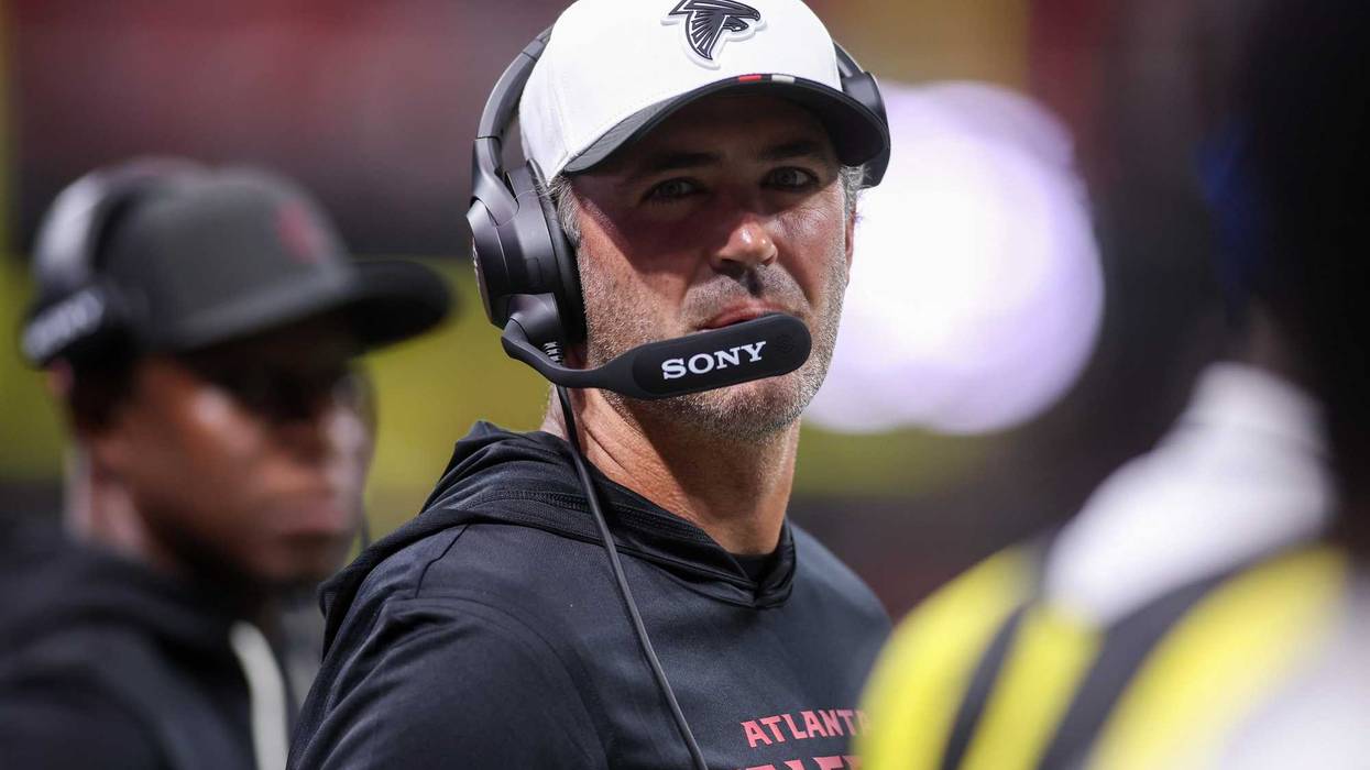 Atlanta Falcons offensive coordinator Zac Robinson