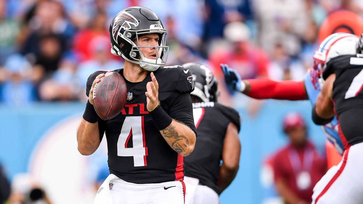 Atlanta Falcons quarterback Taylor Heinicke