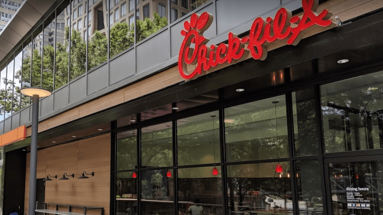 Atlanta Ga: Colony Square Chick-fil-A in Midtown.