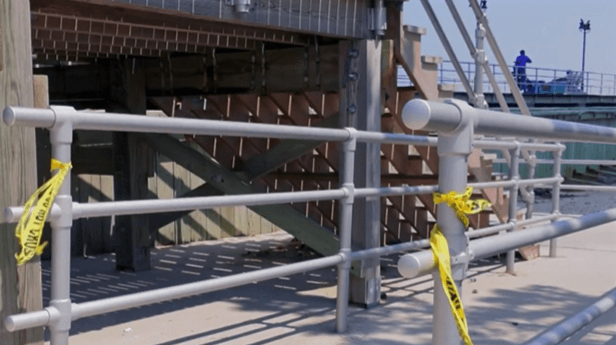 Atlantic City Boardwalk crime scene