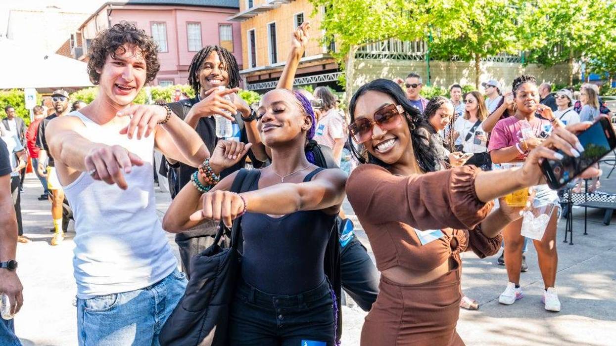 Atmosphere during the New Orleans Block Party on May 03, 2023 in New Orleans, Louisiana. (Photo by Erika Goldring/Getty Images for The Recording Academy)