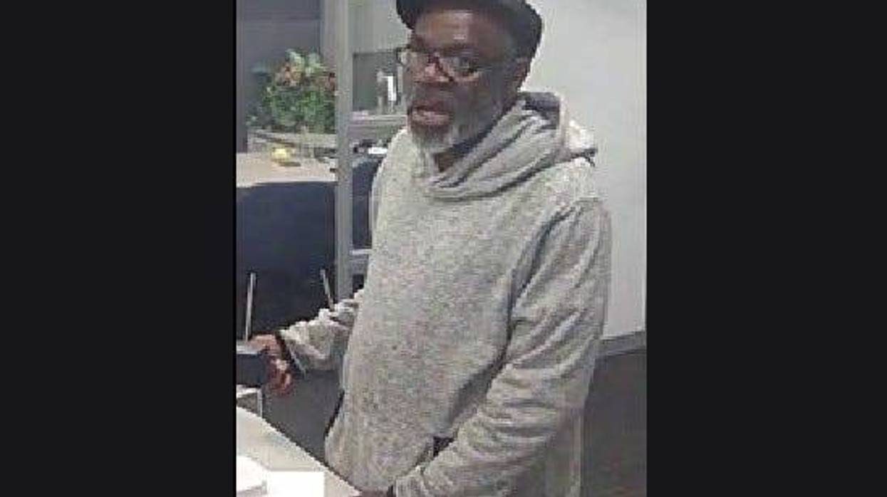 Attempted bank robbery suspect in Detroit