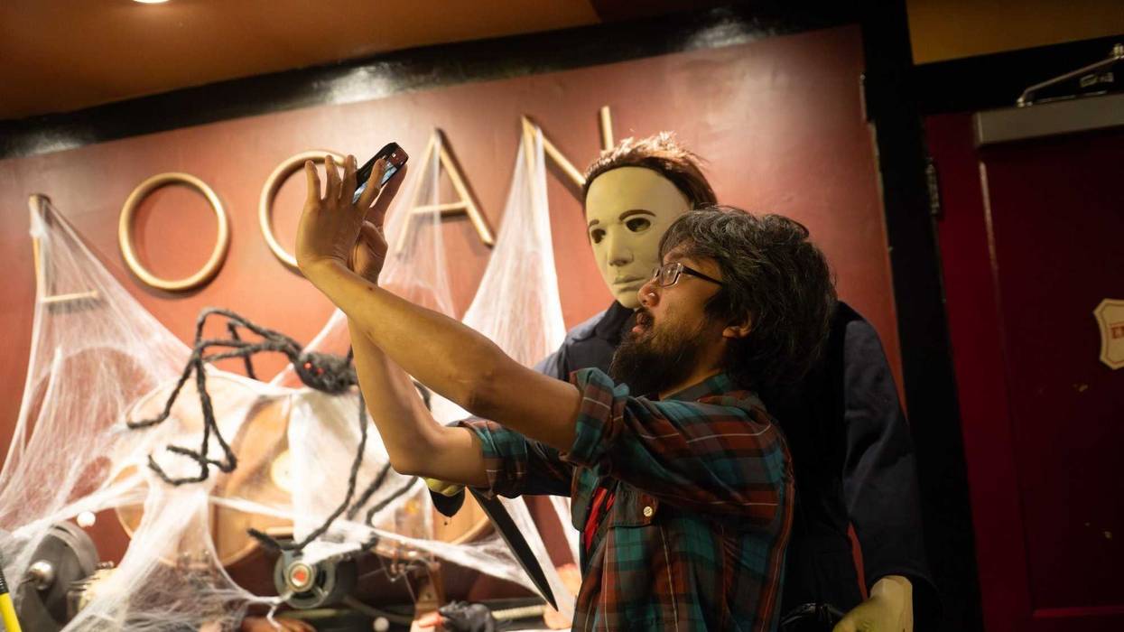 Attendees at the Chicago Horror Film Festival 2024. This year's festival takes place Sept. 26-28 at the Logan Theatre.