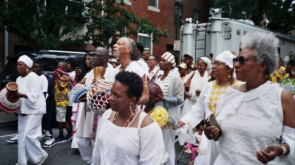 Attendees at the Odunde Festival in 2018. It draws upwards of 500,000 festival-goers each year, according to organizers.