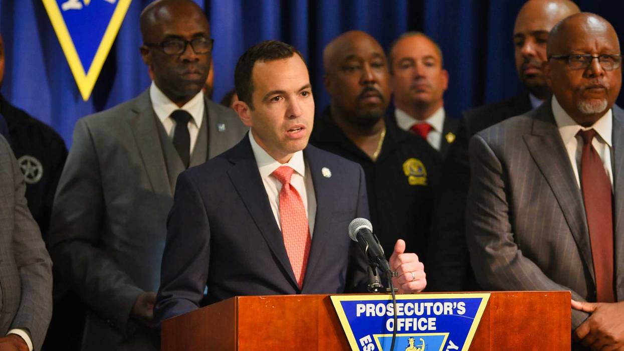 Attorney General Matthew Platkin speaks to the media on Nov. 11, 2022, to discuss the apprehension of Kendall Howard, who was charged with the attempted murder of two Newark Police officers.