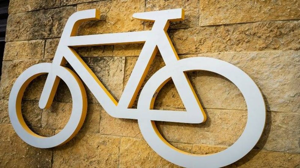 ATX Public Library - bike sign Sam Fowler / GettyImages